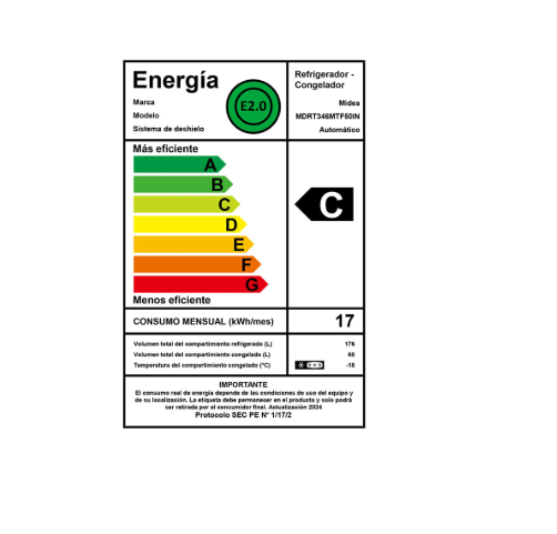 Refrigerador Top Mount No Frost 236 Litros