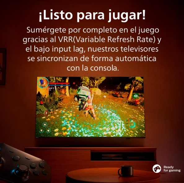 Smart TV Philips 65" 4K UHD LED Google TV
