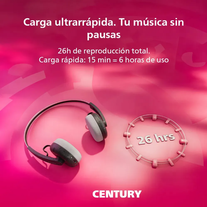 Audífonos Philips TAH2000BK "The Ringo" Headband — Negro