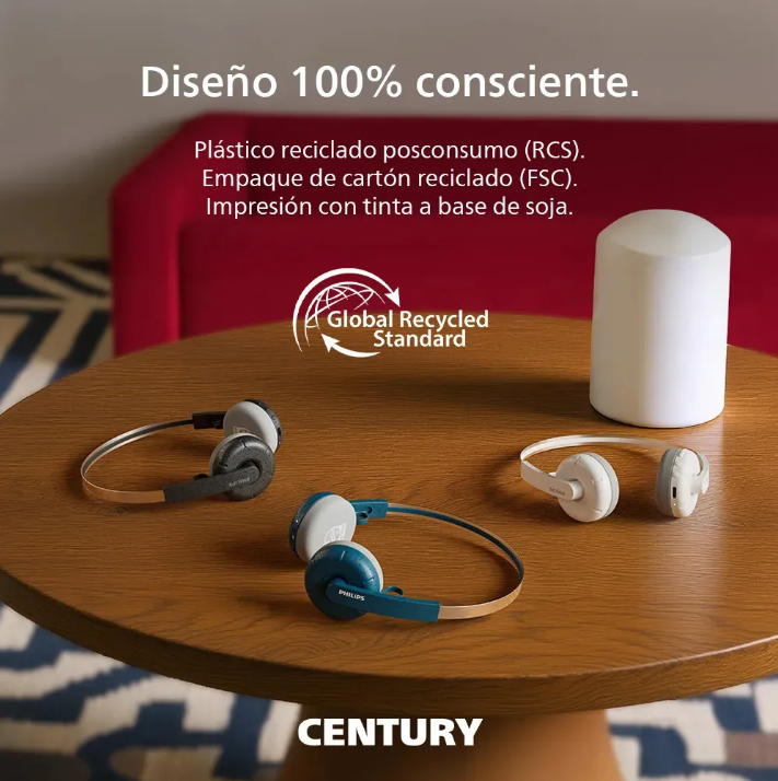Audífonos Philips TAH2000BK "The Ringo" Headband — Negro