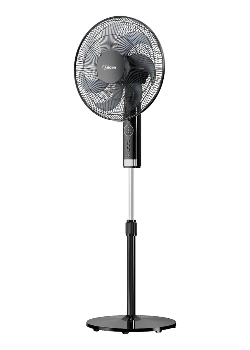 Ventilador 7 aspas digital Negro