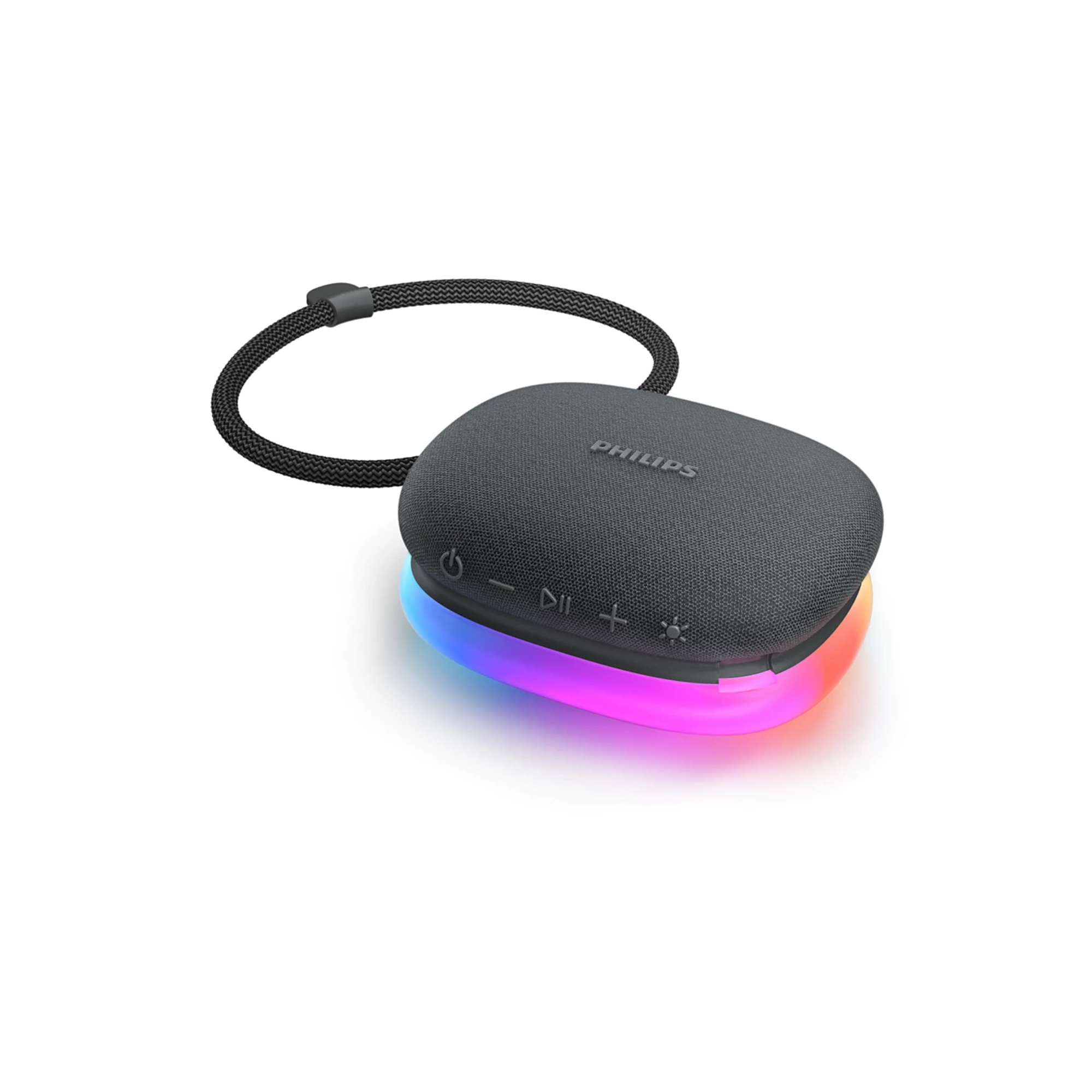 Parlante Bluetooth con luces Philips TAS2307 Negro