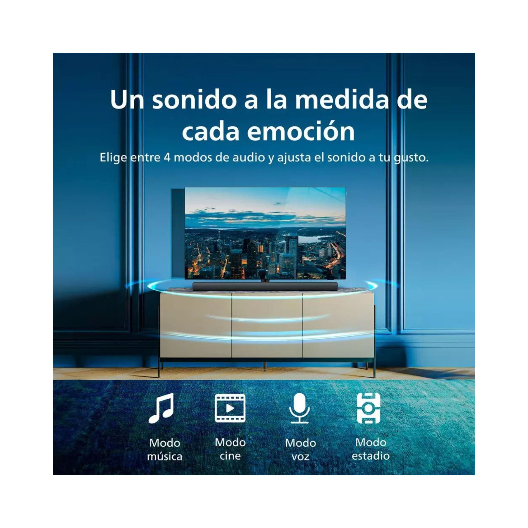Soundbar Philips Barra de Sonido 2.0 TAB4208