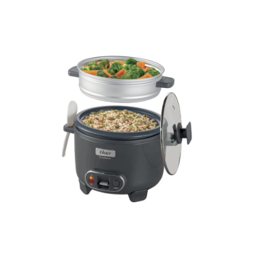 Arrocera 3 en 1 Oster® DiamondForce 10 Tazas con Vaporera