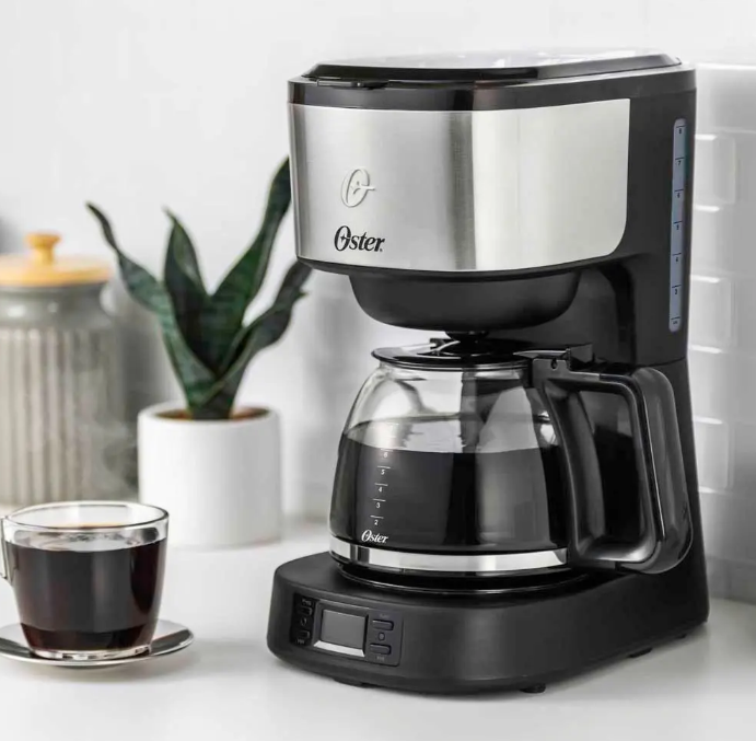 Cafetera 8 Tazas Negra Programable