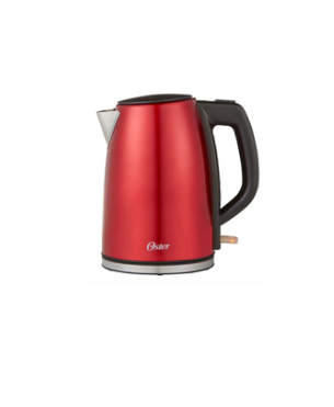 Hervidor Eléctrico Oster Acero Inoxidable Rojo 1,7L