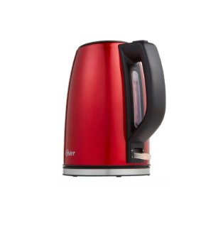 Hervidor Eléctrico Oster Acero Inoxidable Rojo 1,7L