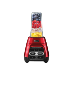 Licuadora Oster Reversible Roja con Vaso Blend-N-Go