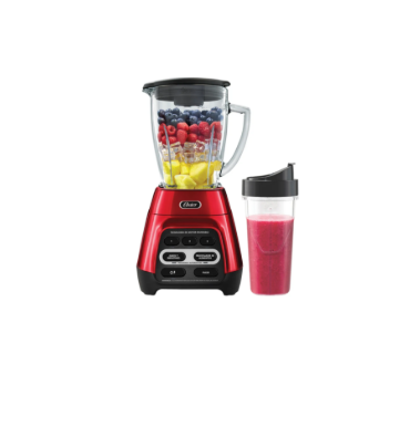 Licuadora Oster Reversible Roja con Vaso Blend-N-Go