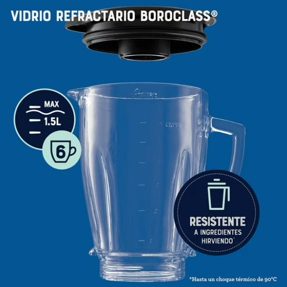 Licuadora Oster Reversible Roja con Vaso Blend-N-Go