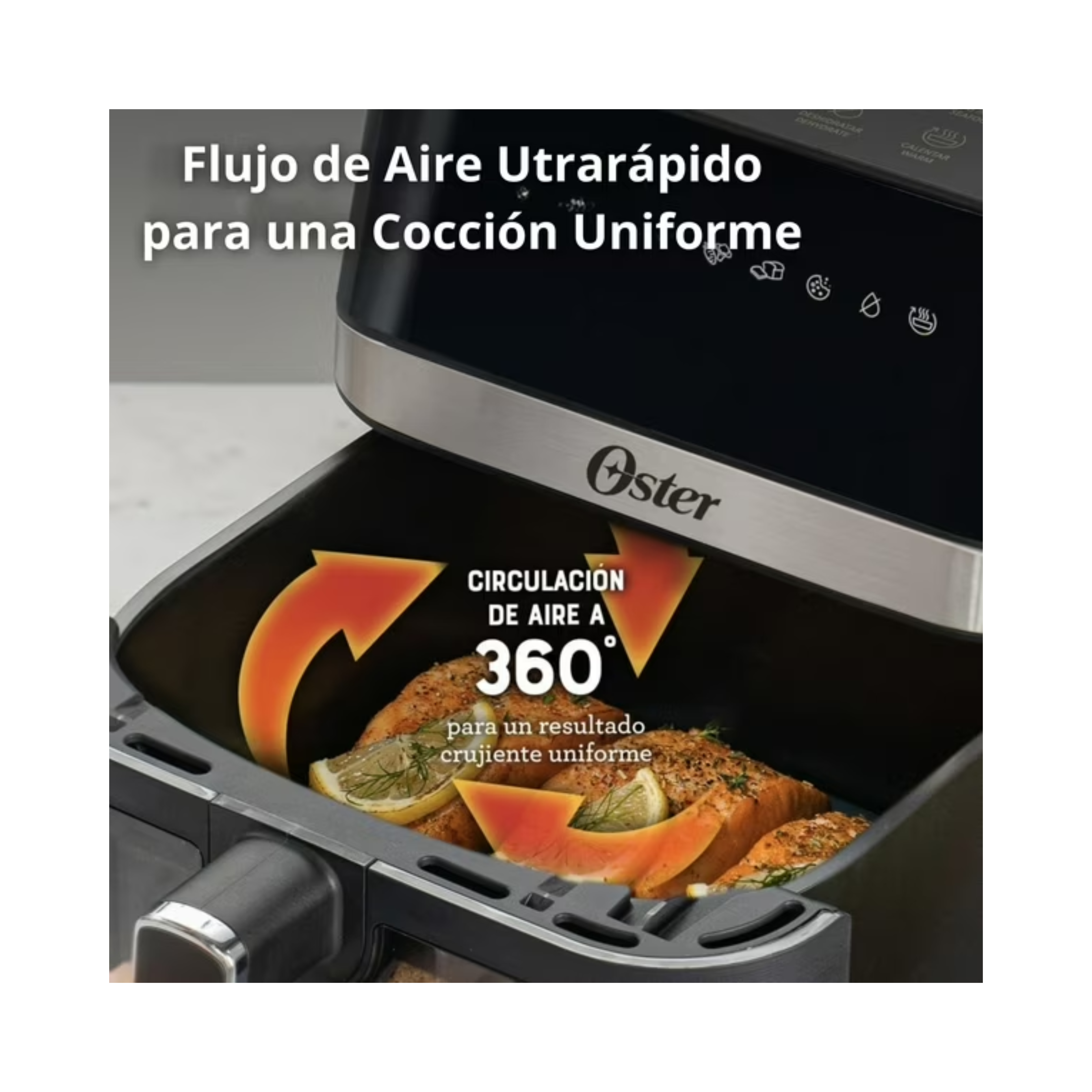 Freidora de Aire Manual Oster DiamondForce 4 Litros