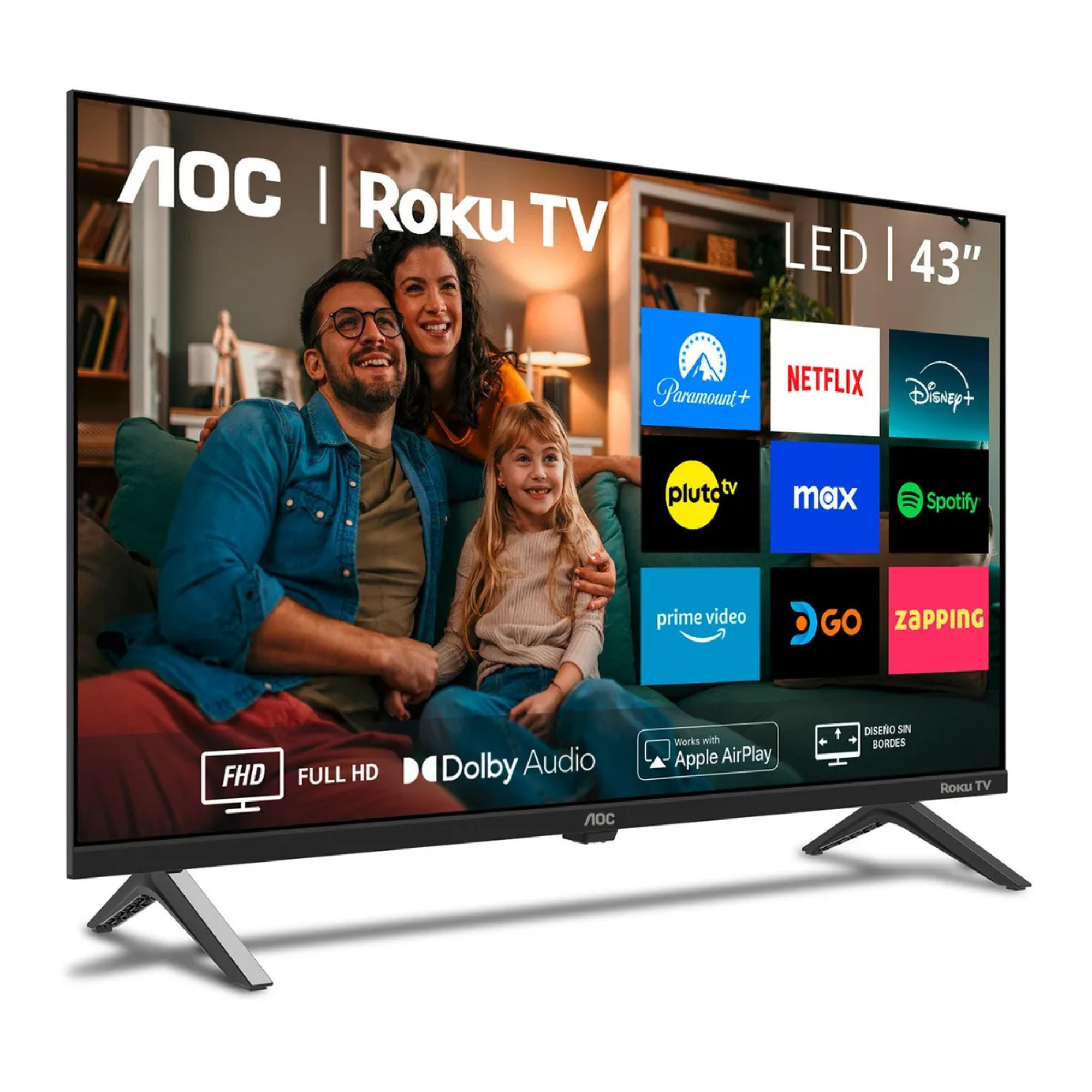 AOC Roku TV LED 43” FHD Smart TV 43S5045