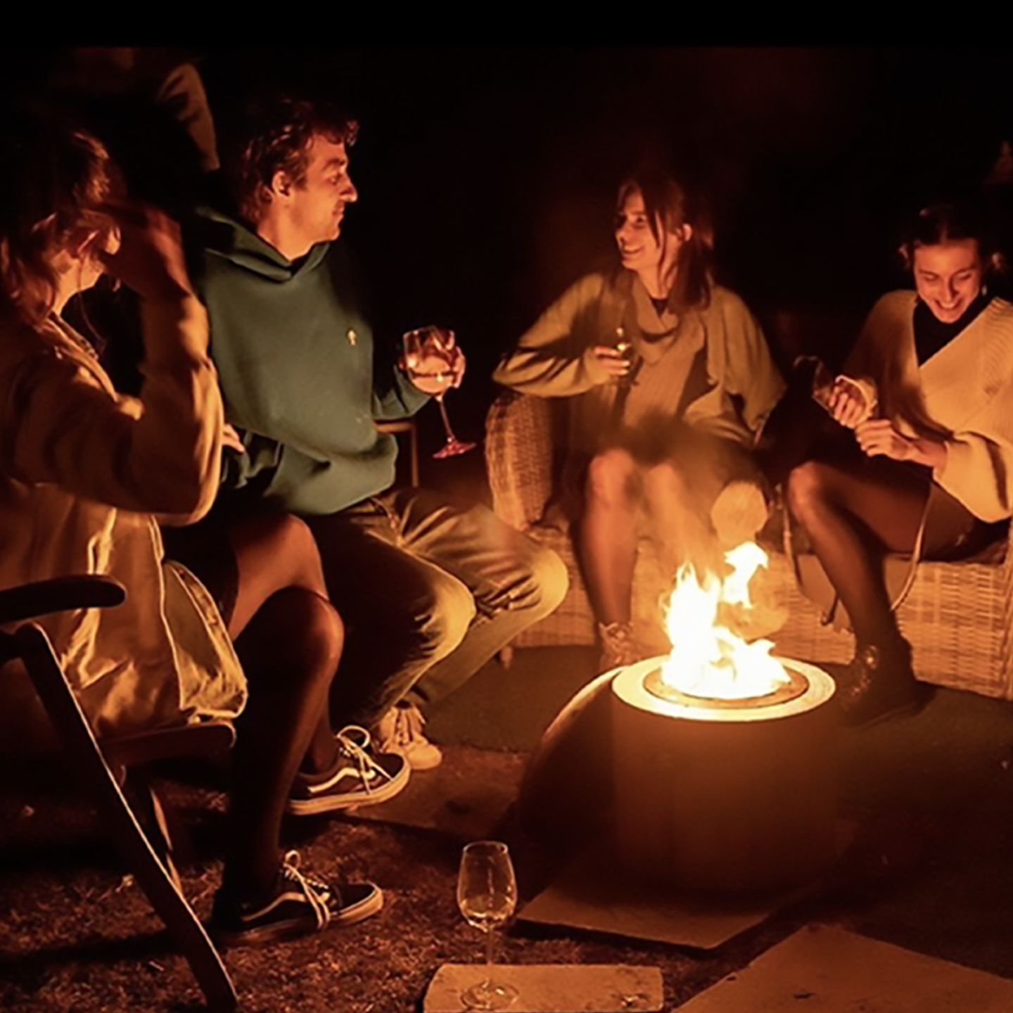 Nuevo !!! Ecofuego Breinz Castaño Terraza