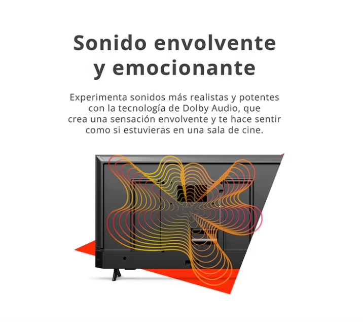 Smart TV AOC Roku TV 32" HD DLED Sin Marcos