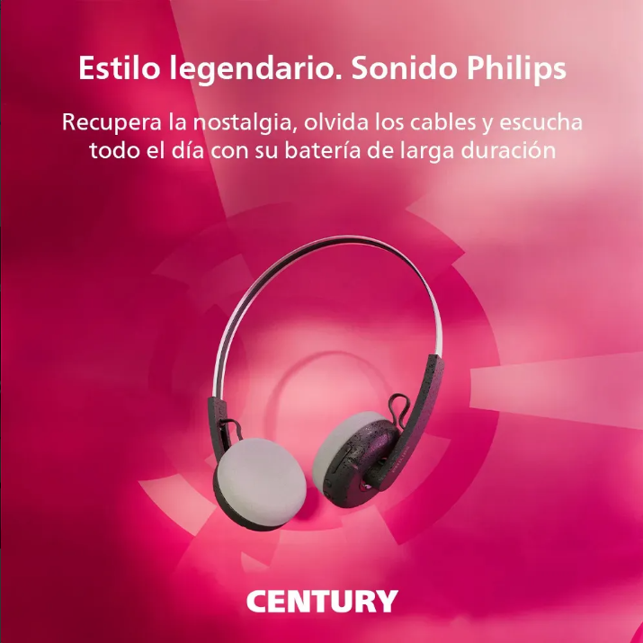 Audífonos Philips TAH2000BK "The Ringo" Headband — Negro