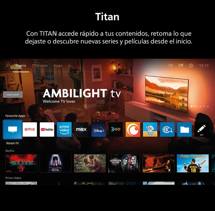 Smart TV Philips 55" QLED 4K Ambilight Dolby Atmos