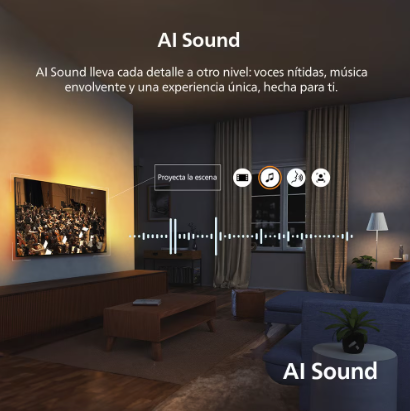 Smart TV Philips 65" QLED 4K Ambilight Dolby Atmos
