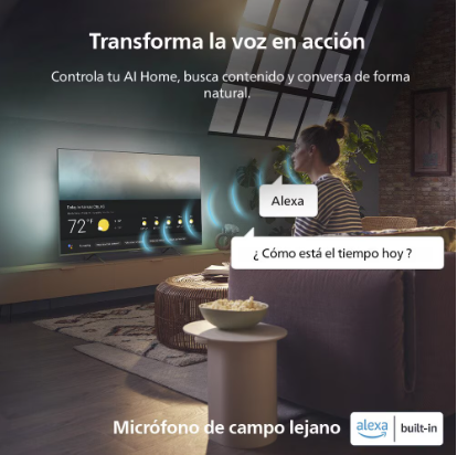 Smart TV Philips 65" QLED 4K Ambilight Dolby Atmos