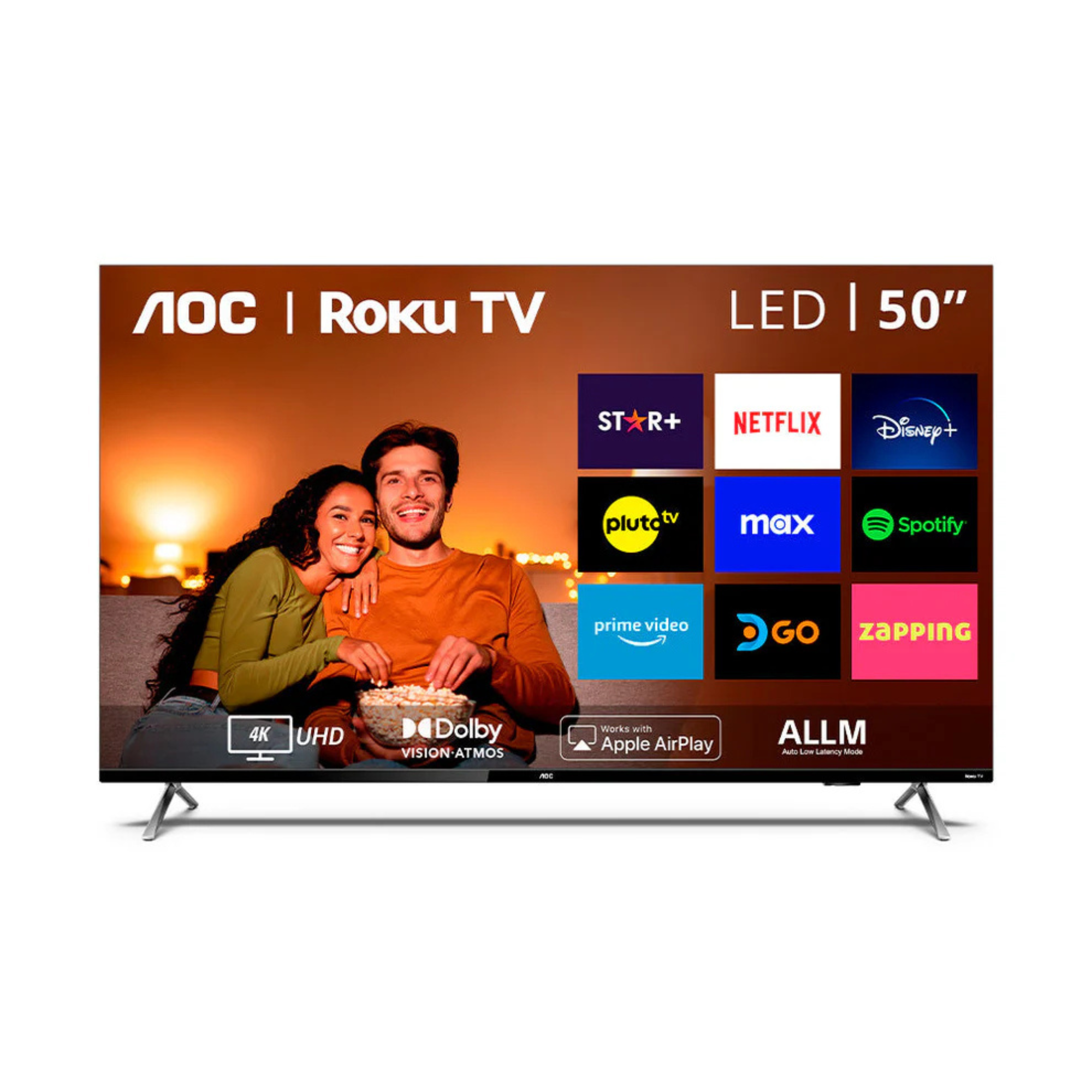 Smart TV AOC 50" UHD 4K 50U6125