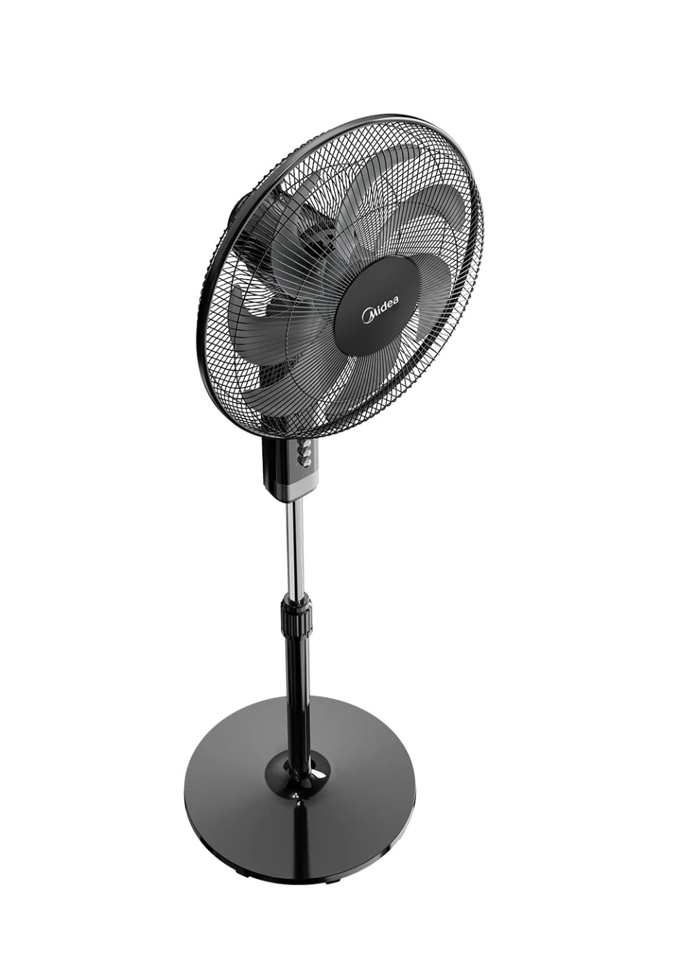 Ventilador de 7 aspas mecánico Negro