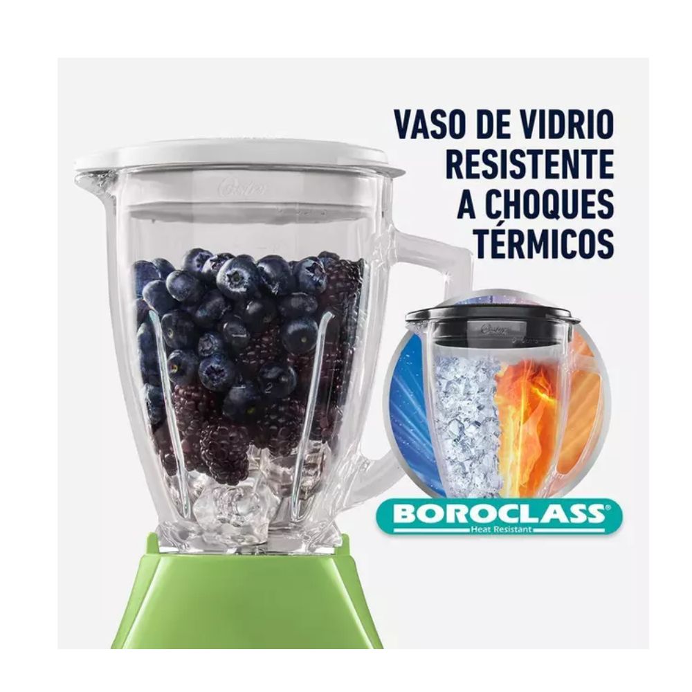 Licuadora Kiwi Oster 2 Velocidades + Pulso Vaso de Vidrio 1,5 L