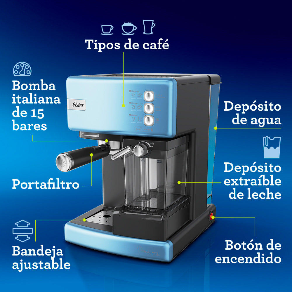 Cafetera Prima Oster Latte 2