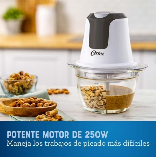 Mini Picadora Oster 3 Tazas Tazón de Vidrio