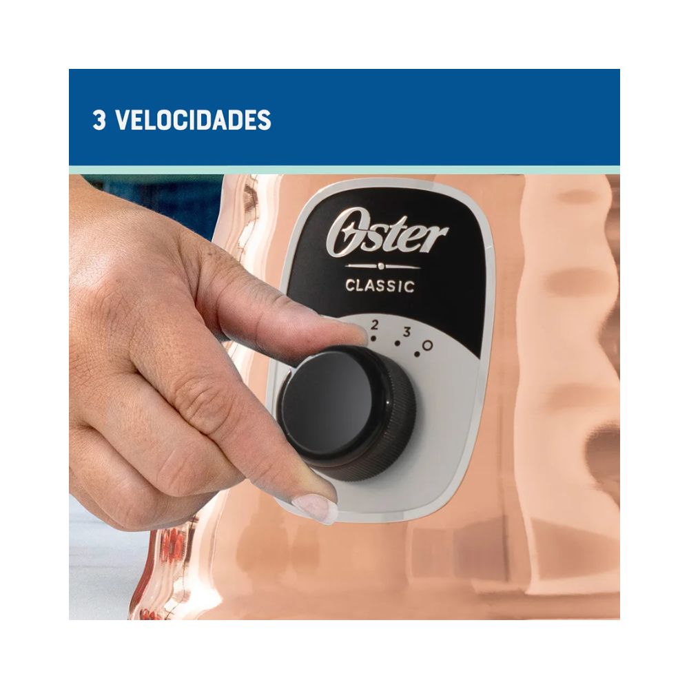 Licuadora clásica Oster cobre 3 velocidades