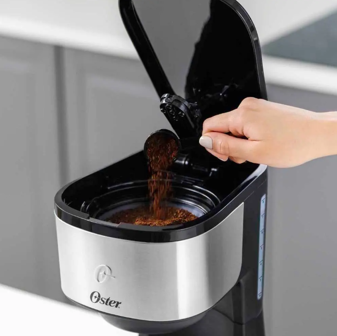 Cafetera 8 Tazas Negra Programable