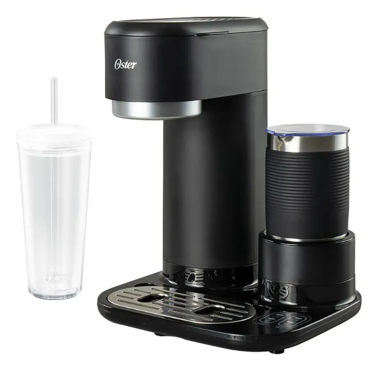 Cafetera Latte Oster 4 en 1 con Espumador
