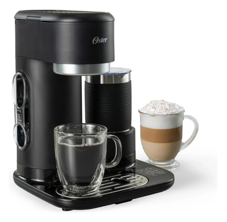 Cafetera Latte Oster 4 en 1 con Espumador