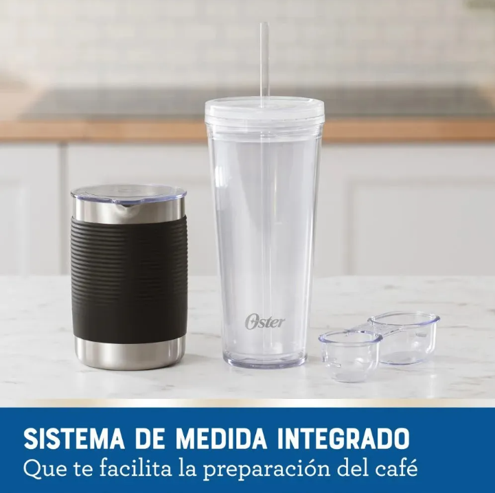 Cafetera Latte Oster 4 en 1 con Espumador