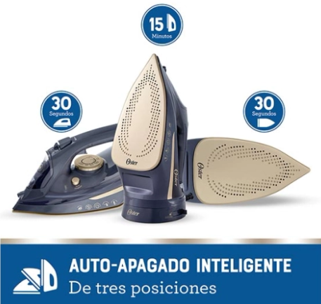 Plancha Inalámbrica Oster 2 En 1 Suela Cerámica