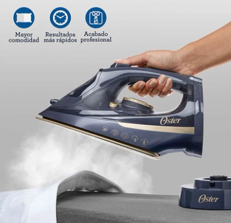 Plancha Inalámbrica Oster 2 En 1 Suela Cerámica