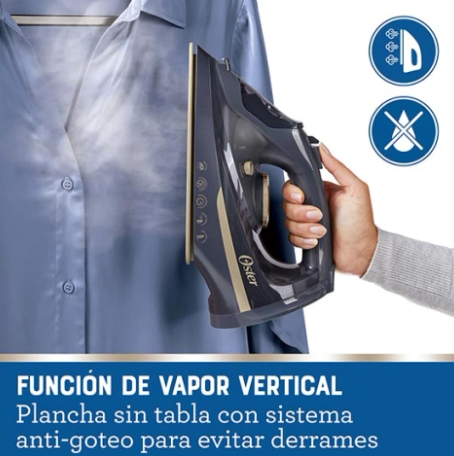 Plancha Inalámbrica Oster 2 En 1 Suela Cerámica