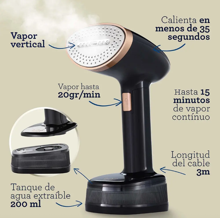 Vaporizador de prendas de mano plegable Oster FS300