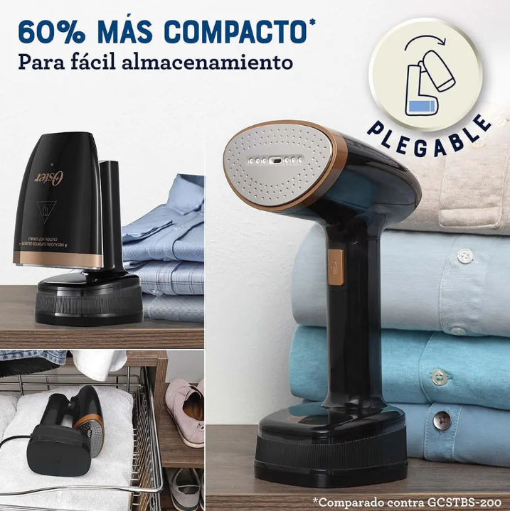 Vaporizador de prendas de mano plegable Oster FS300