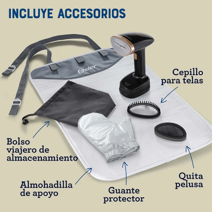 Vaporizador de prendas de mano plegable Oster FS300