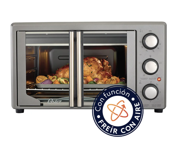 Horno Digital Oster® con Puertas French Door y Air Fryer
