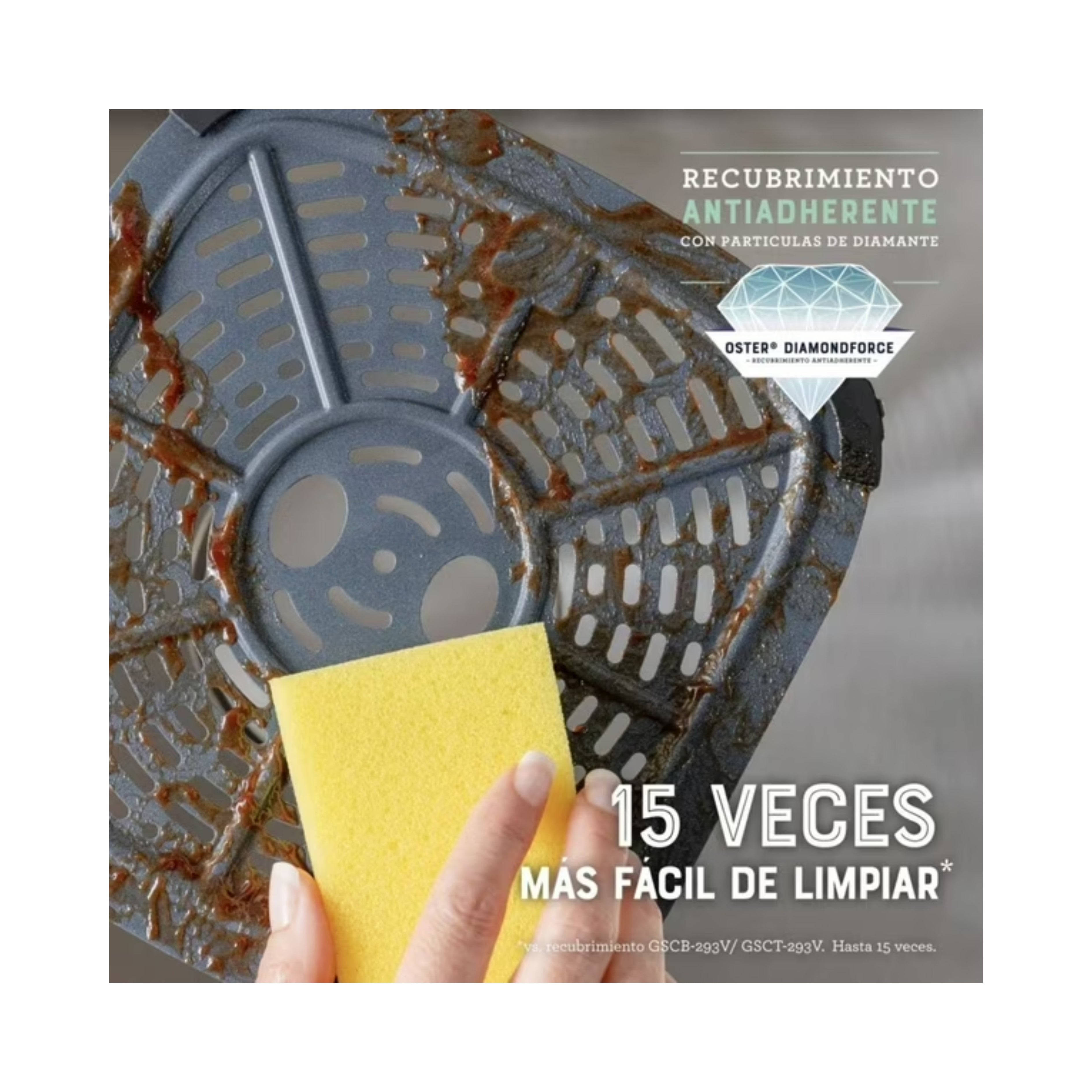Freidora de Aire Manual Oster DiamondForce 4 Litros